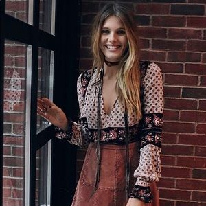 FP💗 Border Print Collar Tunic